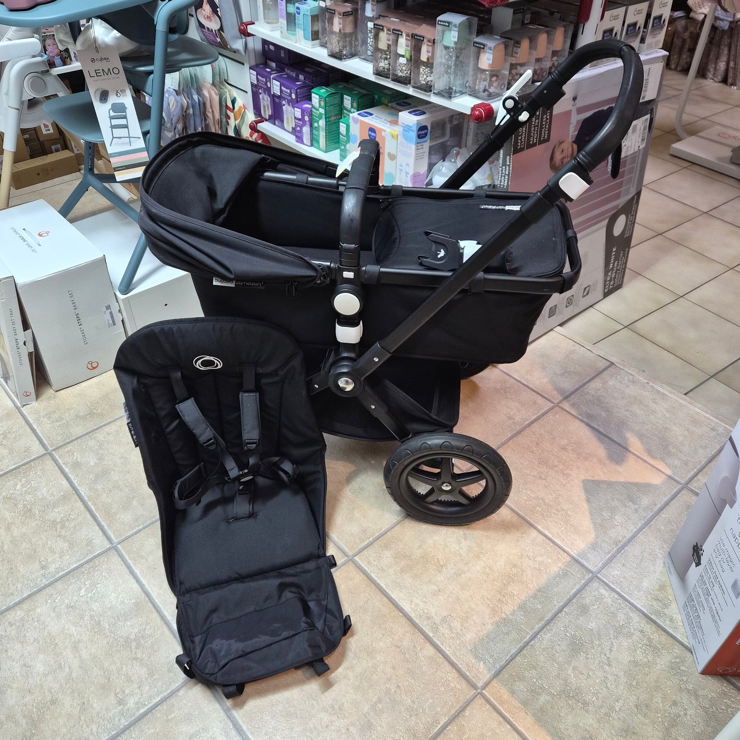 Poussette Caméléon 3 avec adaptateurs siège coque