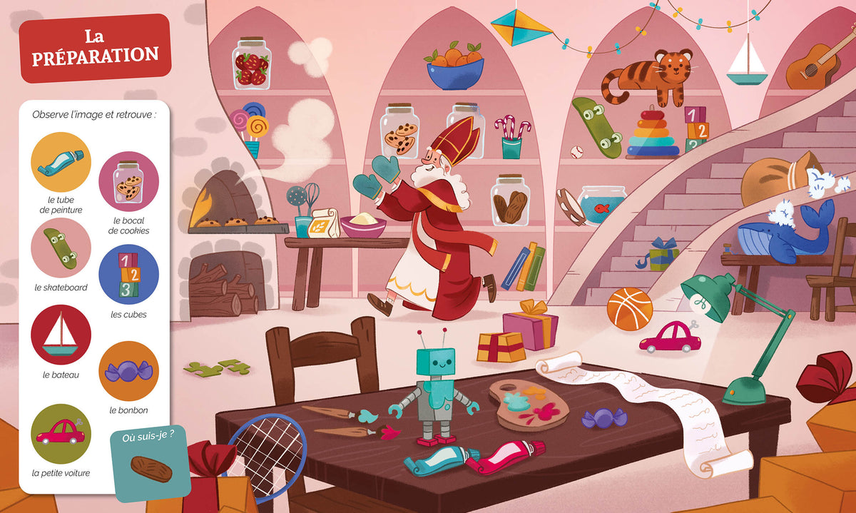 Cherche et Trouve des tout-petits Saint nicolas