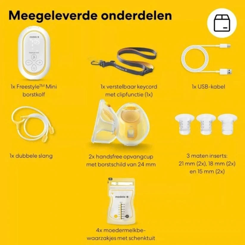 Tire-lait électrique double pompage mini handsfree