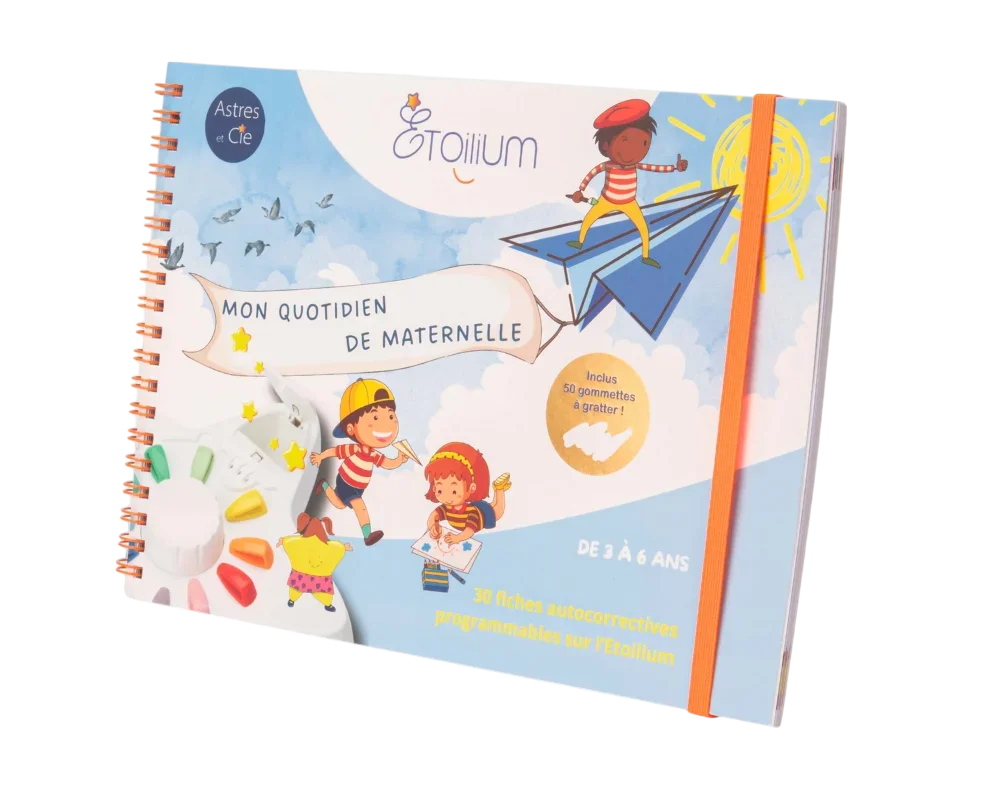 Jeu pédagogique Livret Mon quotidien de maternelle de 3 à 6 ans (pour Etoilium)