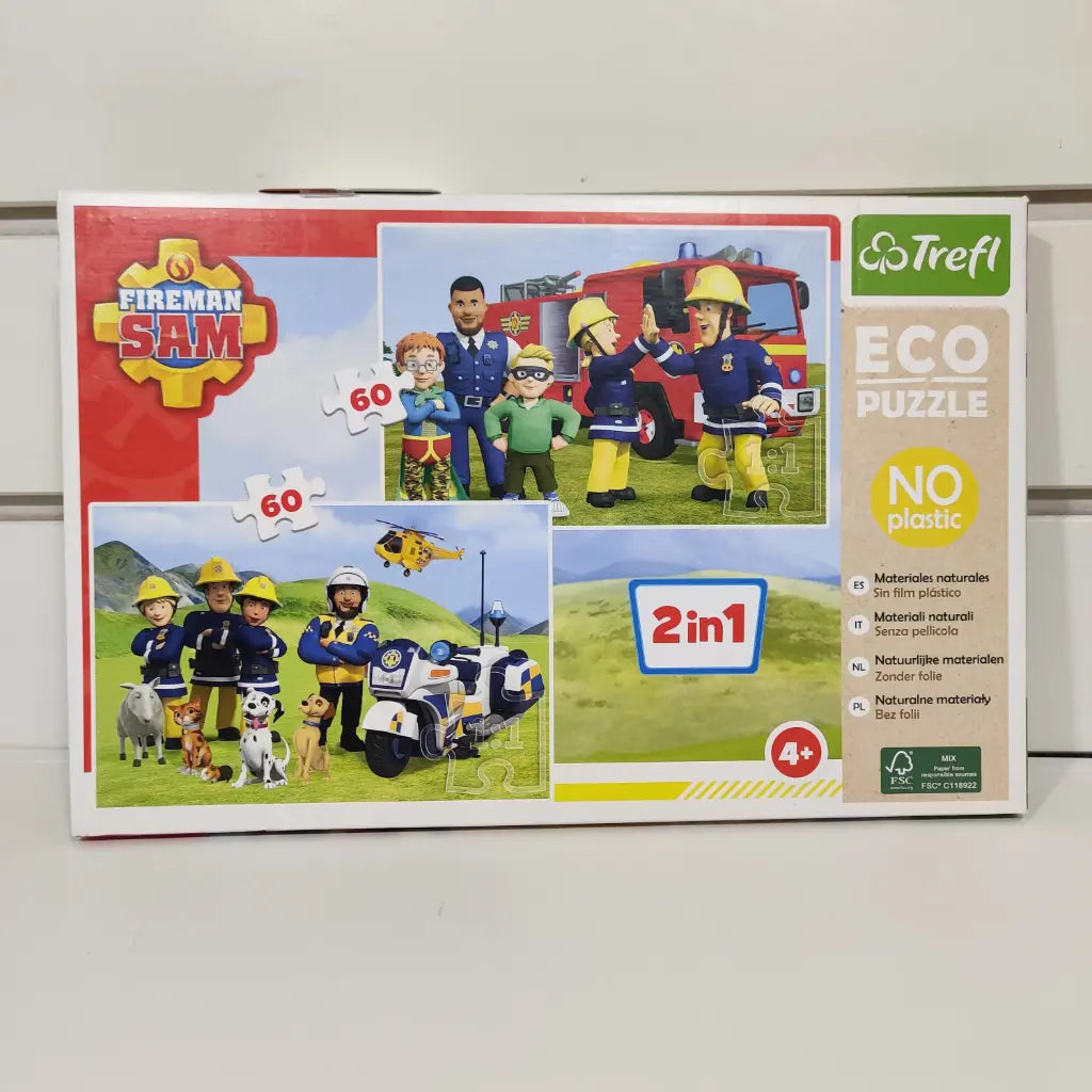 Puzzle - Sam le pompier - 2x60 pièces