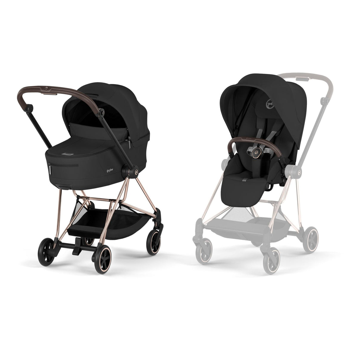 Poussette Mios avec nacelle pliable