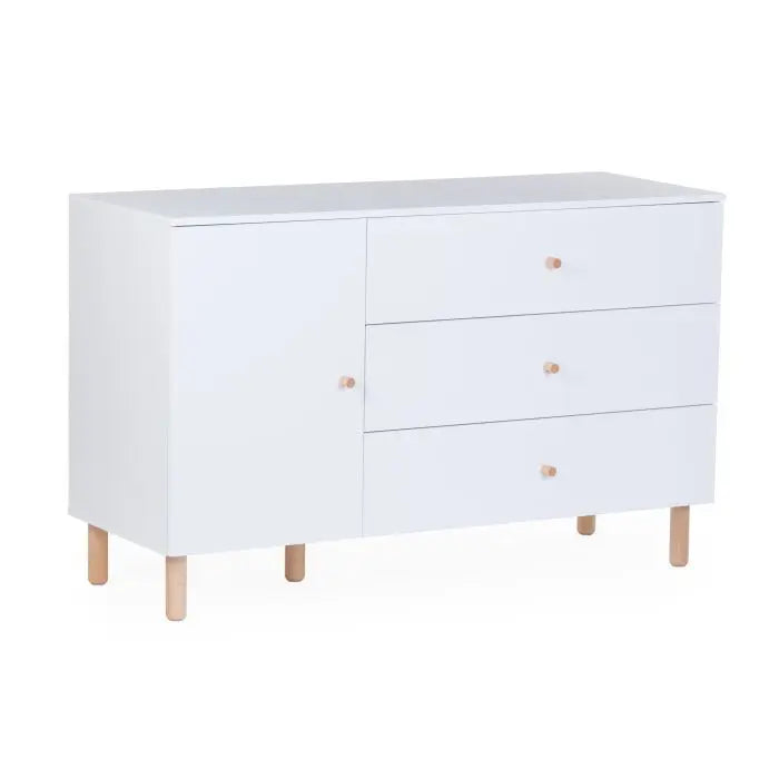 Commode 4Tiroirs Wonder White