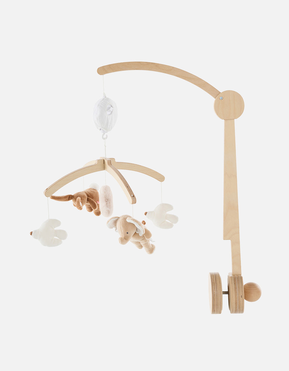 Mobile musical en bois Bali, Moka & Snow