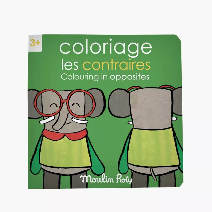 Livre de coloriage Les contraires