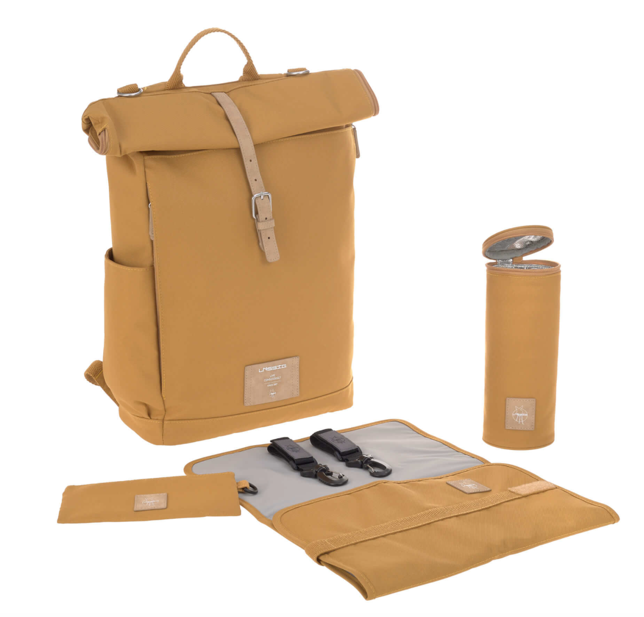 Sac à dos à langer Rolltop