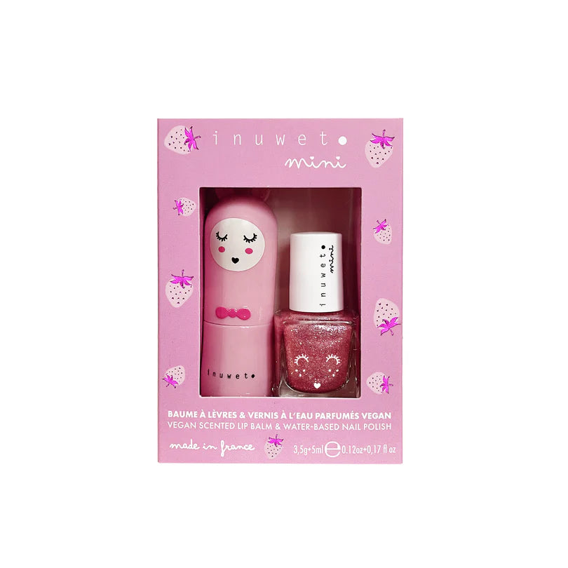 Coffret duo Baume à lèvres et vernis à l'eau