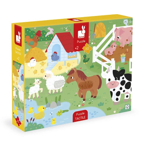 Puzzle tactile la ferme