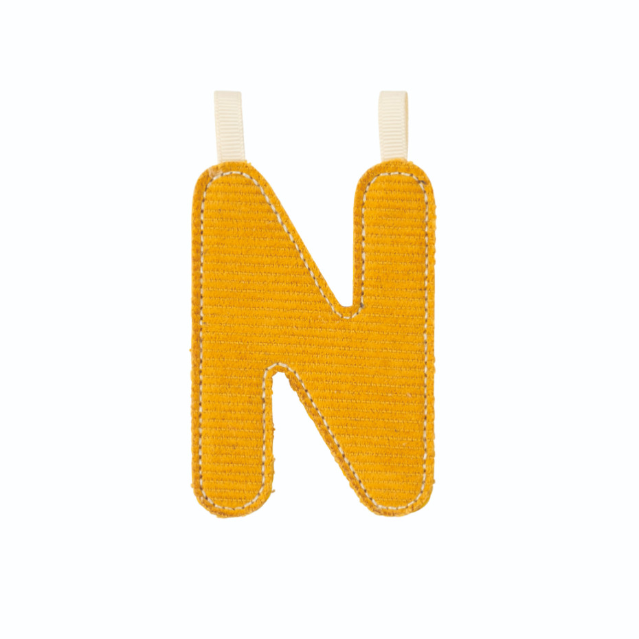 Lettre en tissu n