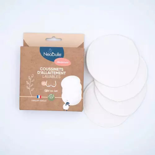 Coussinets d'allaitement lavables Lot de 4