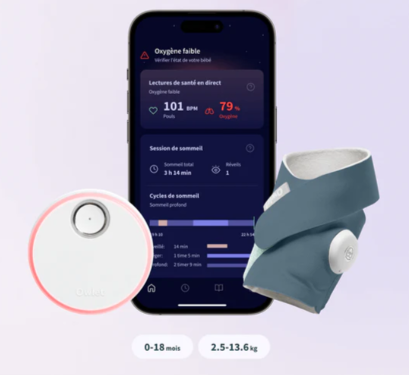 Système de surveillance pour bébé Dream Sock Sommeil