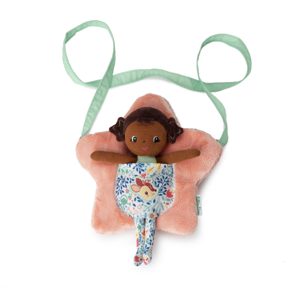 Poupée en tissu Anna, sac étoile