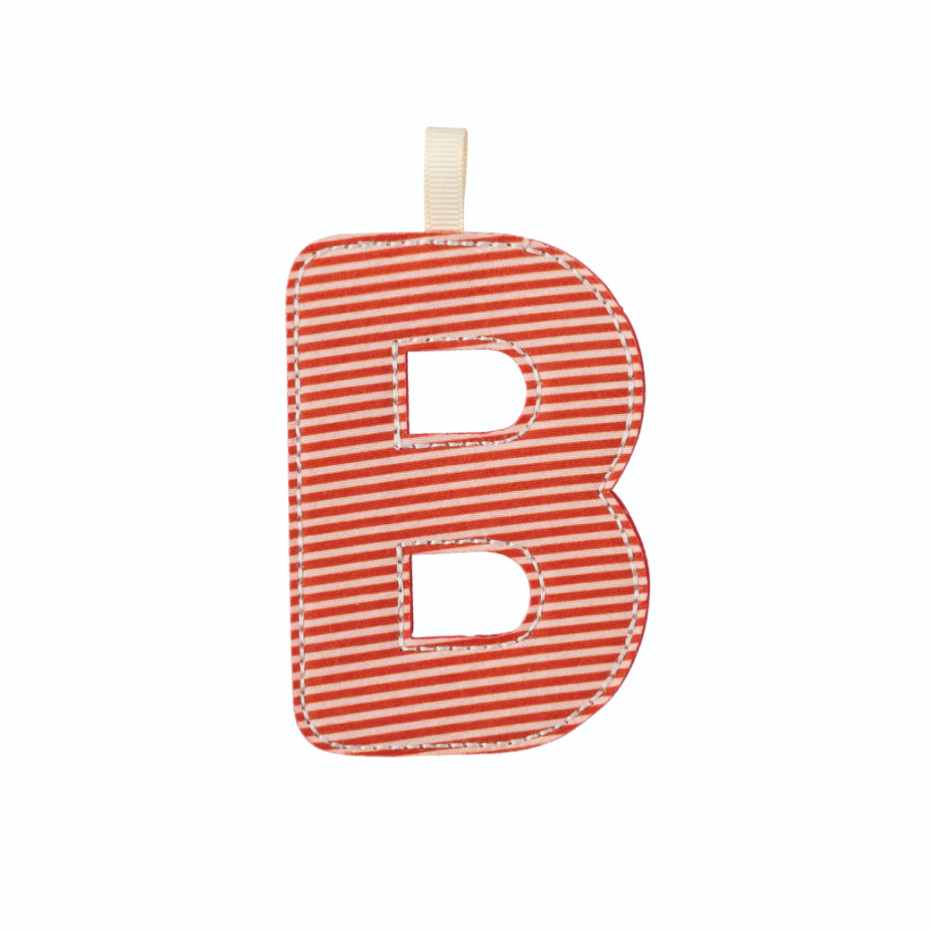 Lettre en tissu B
