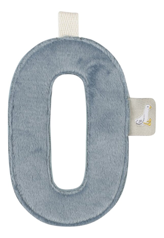 Lettre en tissu O