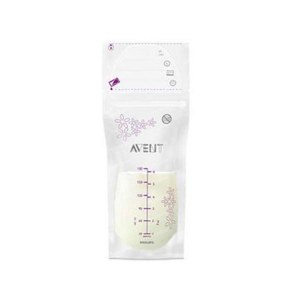 Sachets de conservation du lait maternel 25x180ml