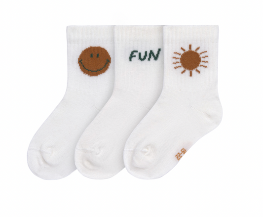 Lot de 3 paires de chaussettes enfant