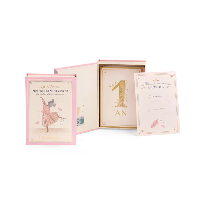 Cartes Mes 12 premiers mois La petite école de danse (30 cartes)