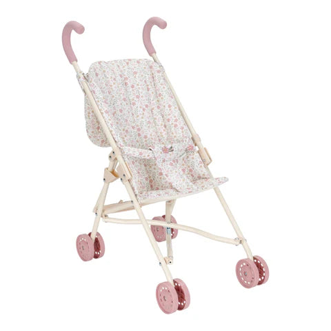 Poussette en métal pour poupée Soft Flowers