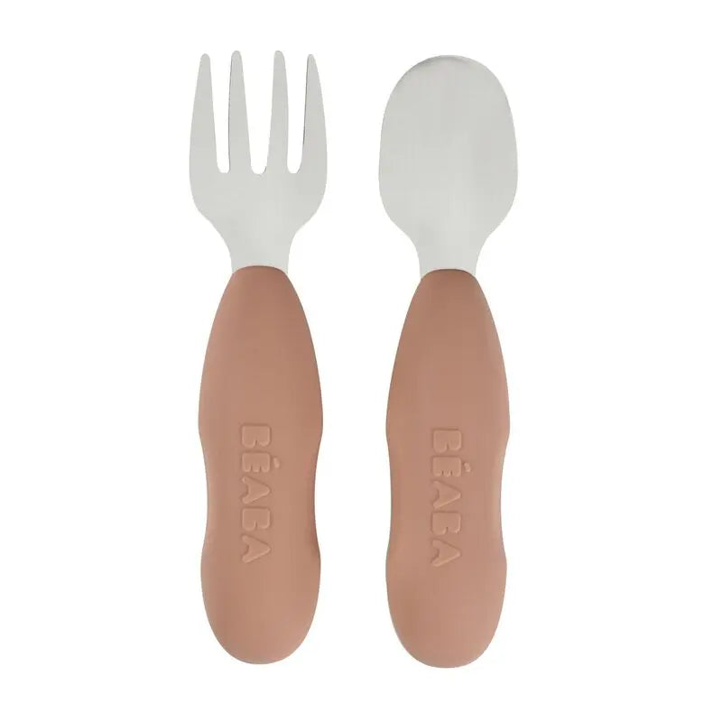 Lot de 2 pré couverts inox