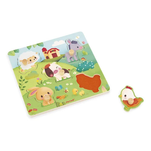 Puzzle en bois Ferme