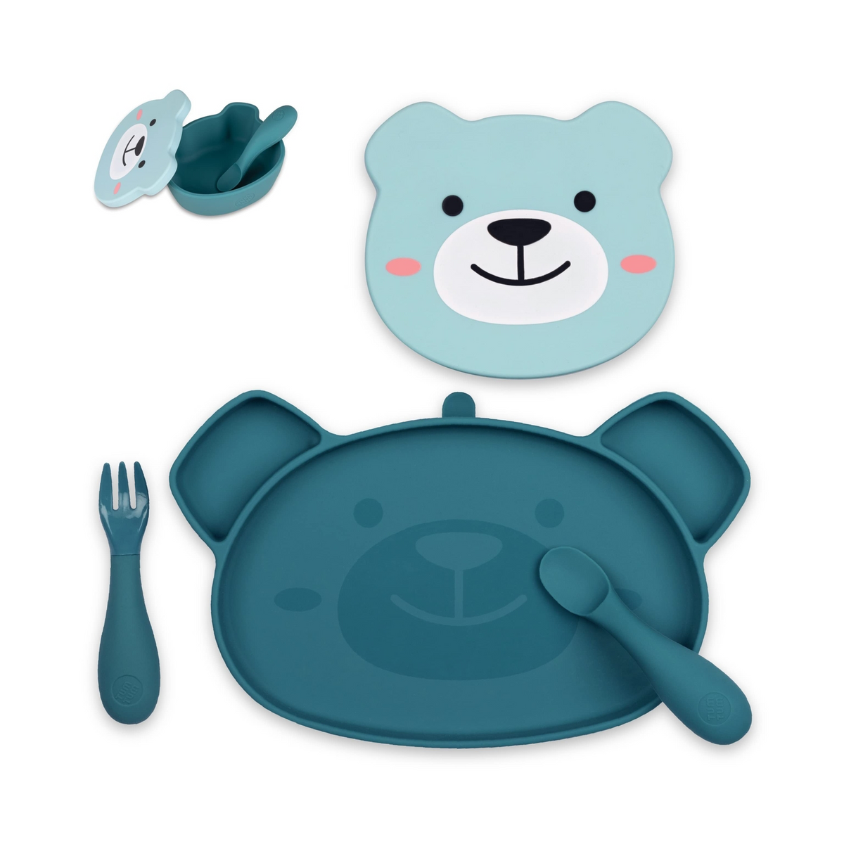 Set de repas en silicone