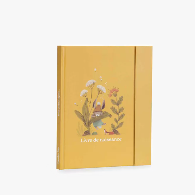 Livre de naissance Trois petits lapins