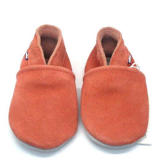 Chaussons en cuir doux