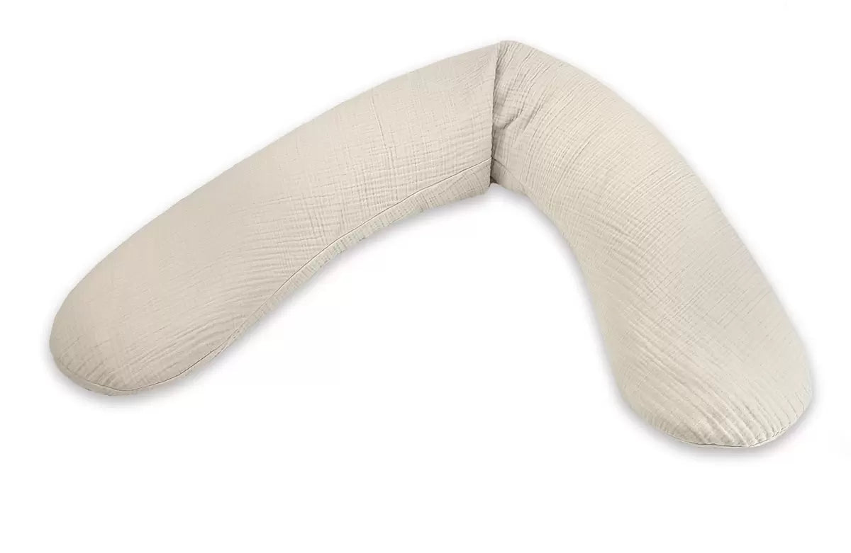 Housse de coussin d'allaitement original mousseline
