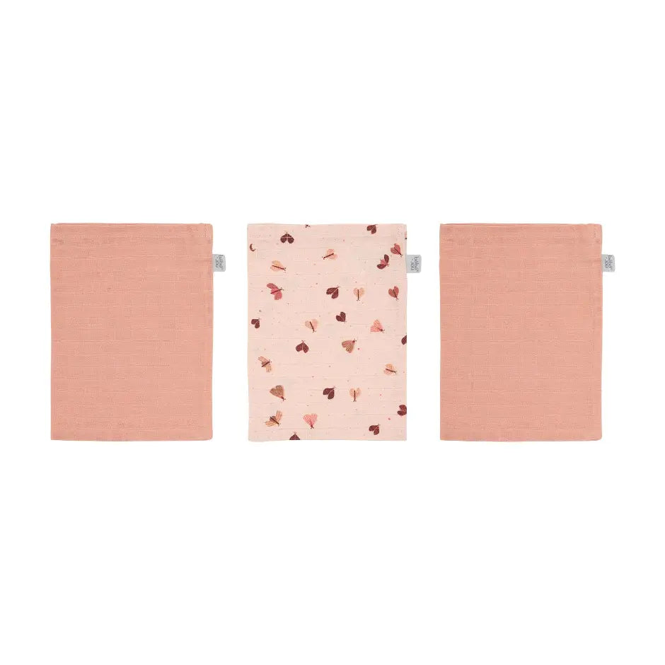 Gant de toilette mousseline