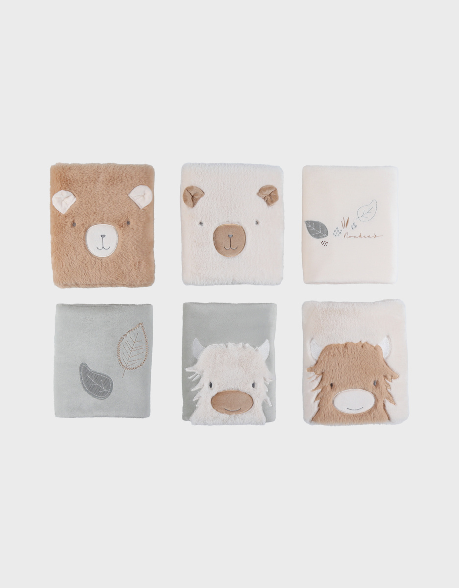 Lot de 6 protèges barreaux pour Lit parc Fluffy, Lily et Orso