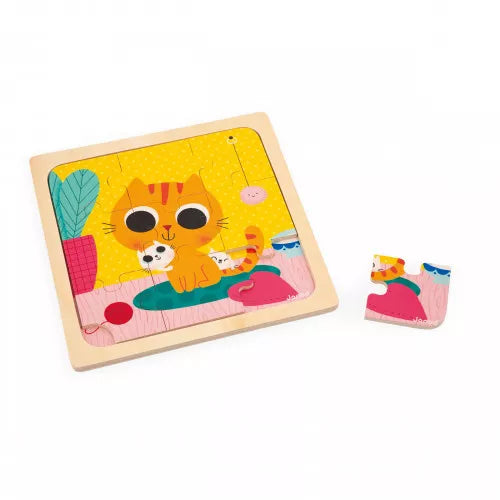 Puzzle en bois - Peanut le chat