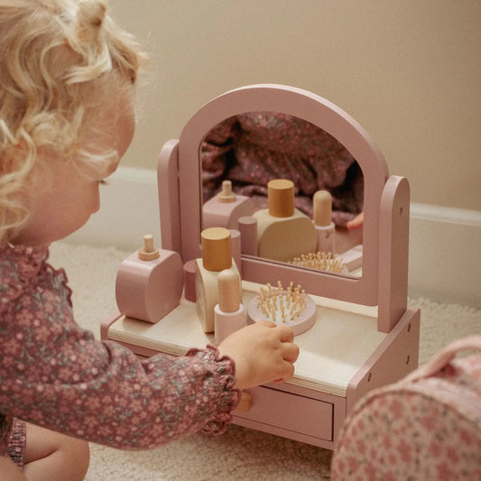 Coiffeuse en bois - Table de maquillage
