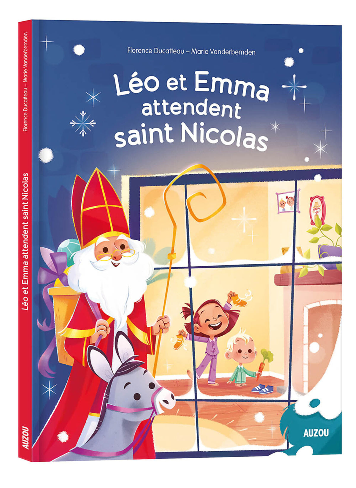 Léo et Emma attendent Saint-Nicolas