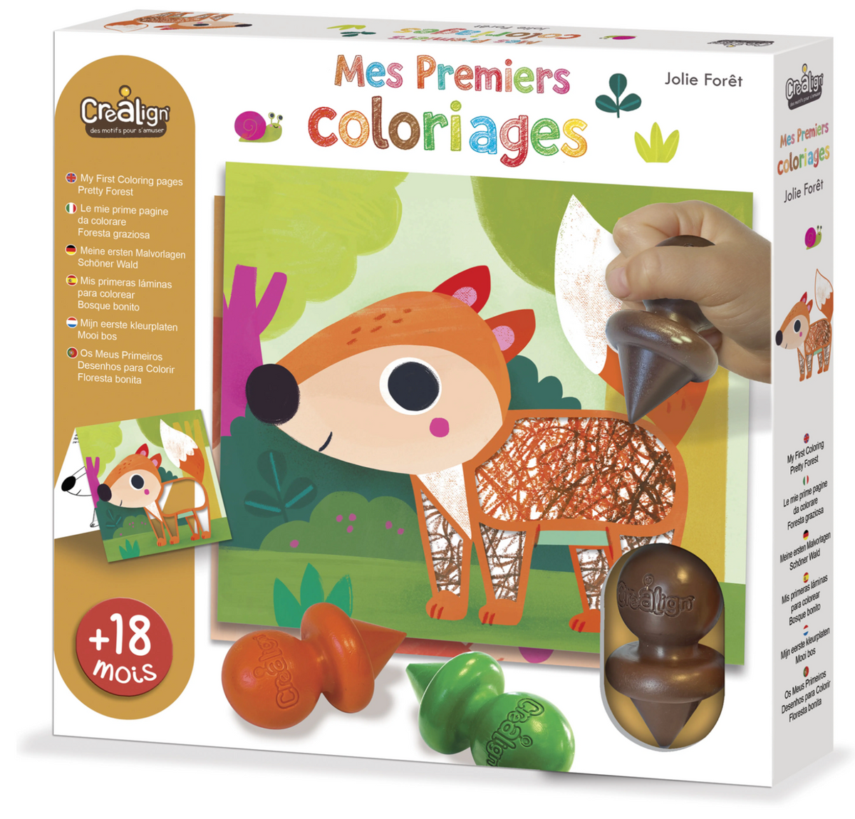 Coffret Mes premiers coloriages Jolie forêt