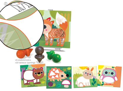 Coffret Mes premiers coloriages Jolie forêt