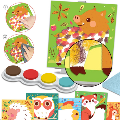 Coffret Peinture au doigt Animaux de la campagne