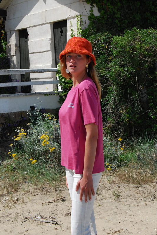 T-shirt Allaitant La P'allaite Framboise
