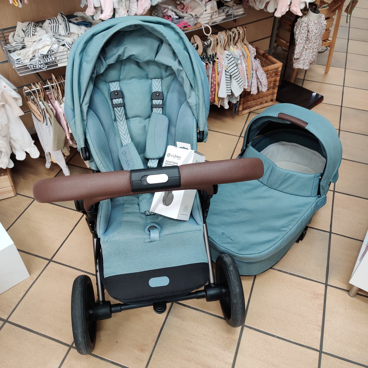 Ensemble Poussette Balios Nacelle + Adaptateur