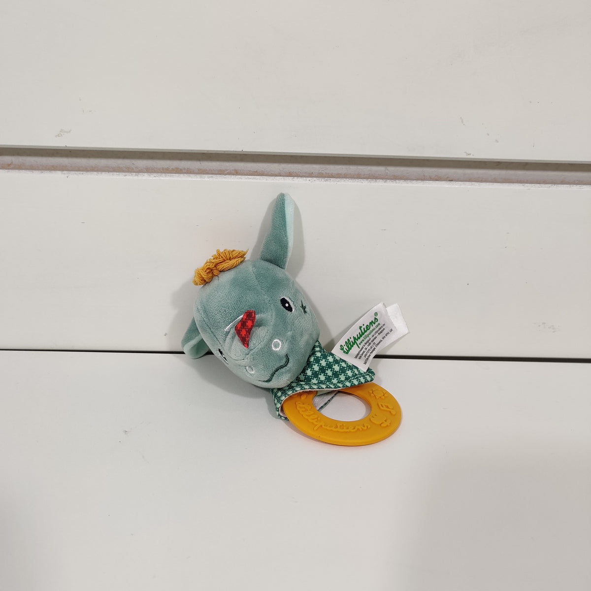 Hochet en peluche anneau de dentition