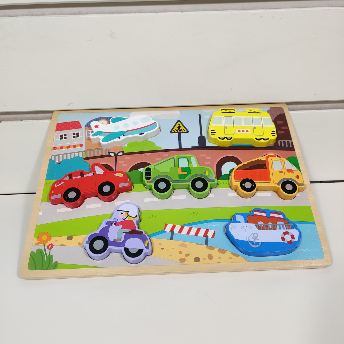 Puzzle en bois Véhicules