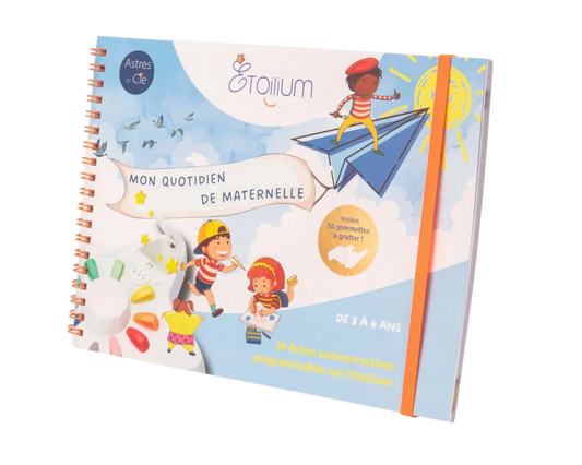 Jeu pédagogique Livret Mon quotidien de maternelle de 3 à 6 ans (pour Etoilium)