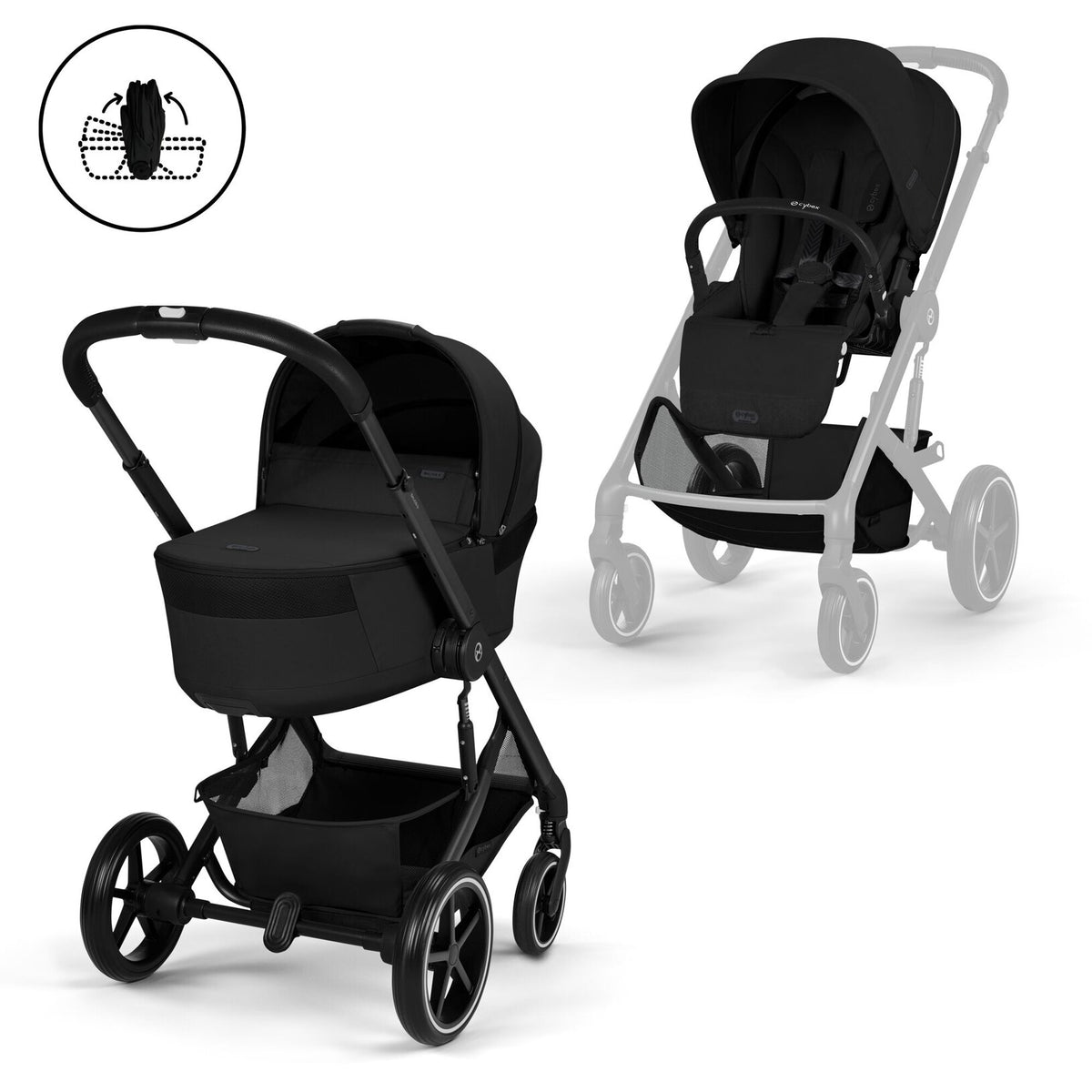 Poussette Balios S Lux avec nacelle pliable