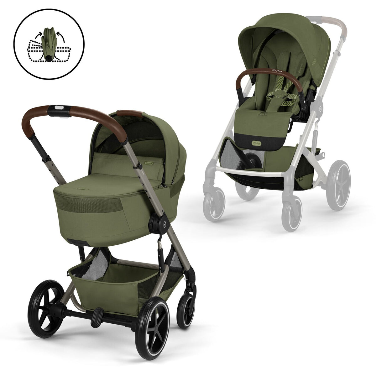Poussette Balios S Lux avec nacelle pliable