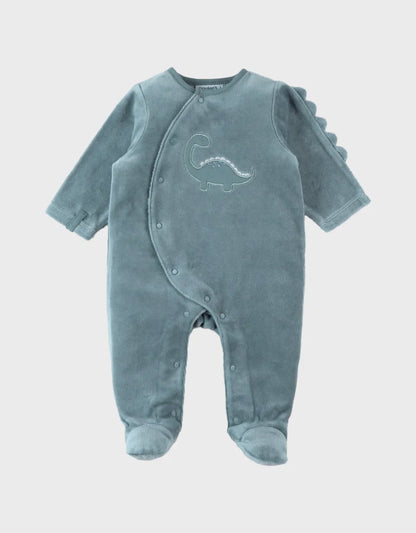 Pyjama en velours dinosaure