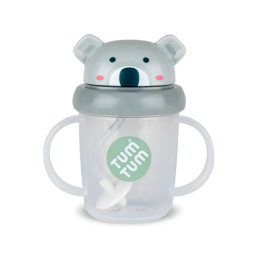 Tasse d'apprentissage avec paille lestée