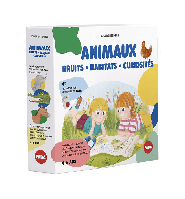 Jeu interactif Animaux: bruits, habitats, curiosité