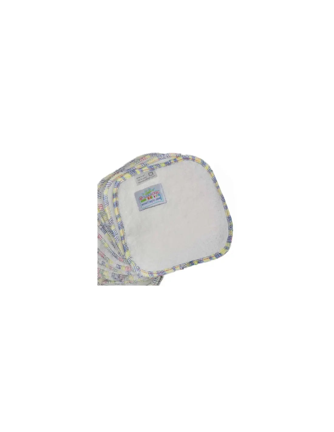 Lingettes réutilisables 25pc Coton nature