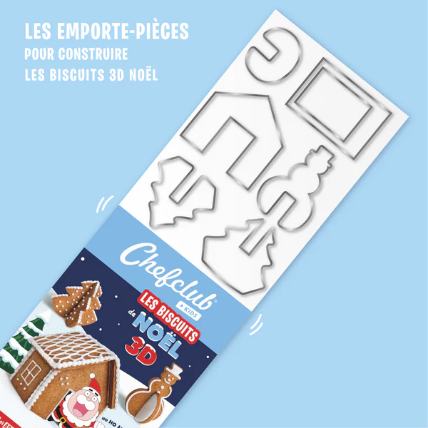 Emporte pièces La maison d'hiver 3D