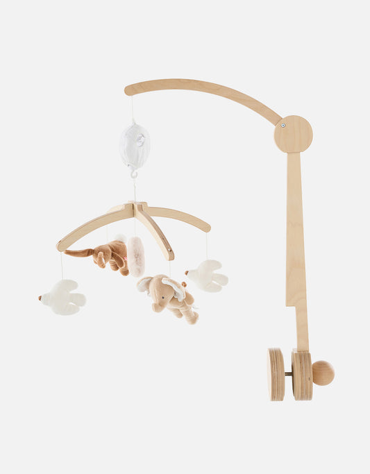 Mobile musical en bois Bali, Moka & Snow