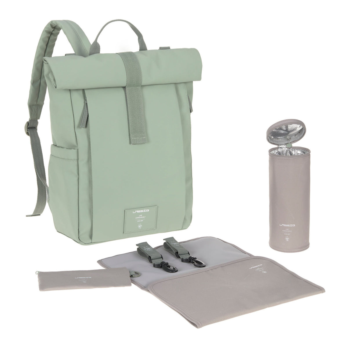 Sac à dos à langer Rolltop Up